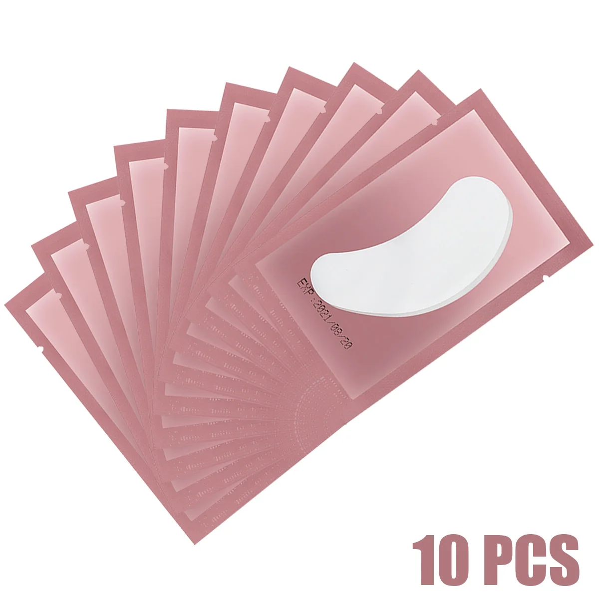 f1-10pcs 10/20 пар, накладки на глаза для прививки ресниц, нетканый коллагеновый гидрогель, индивидуальная прокладка для век - Цвет: f1-10pcs