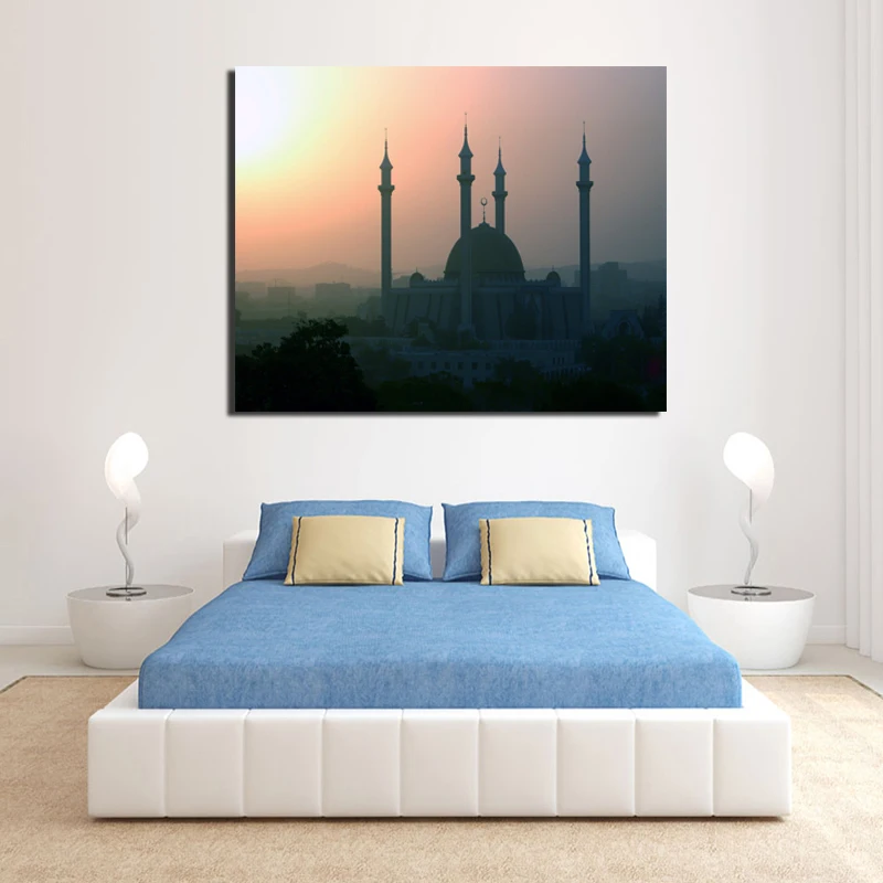 

Islamic amputation Canvas Painting Print Living Room Home Decoration Modern Wall Art Oil Painting Posters Pictures Framework HD