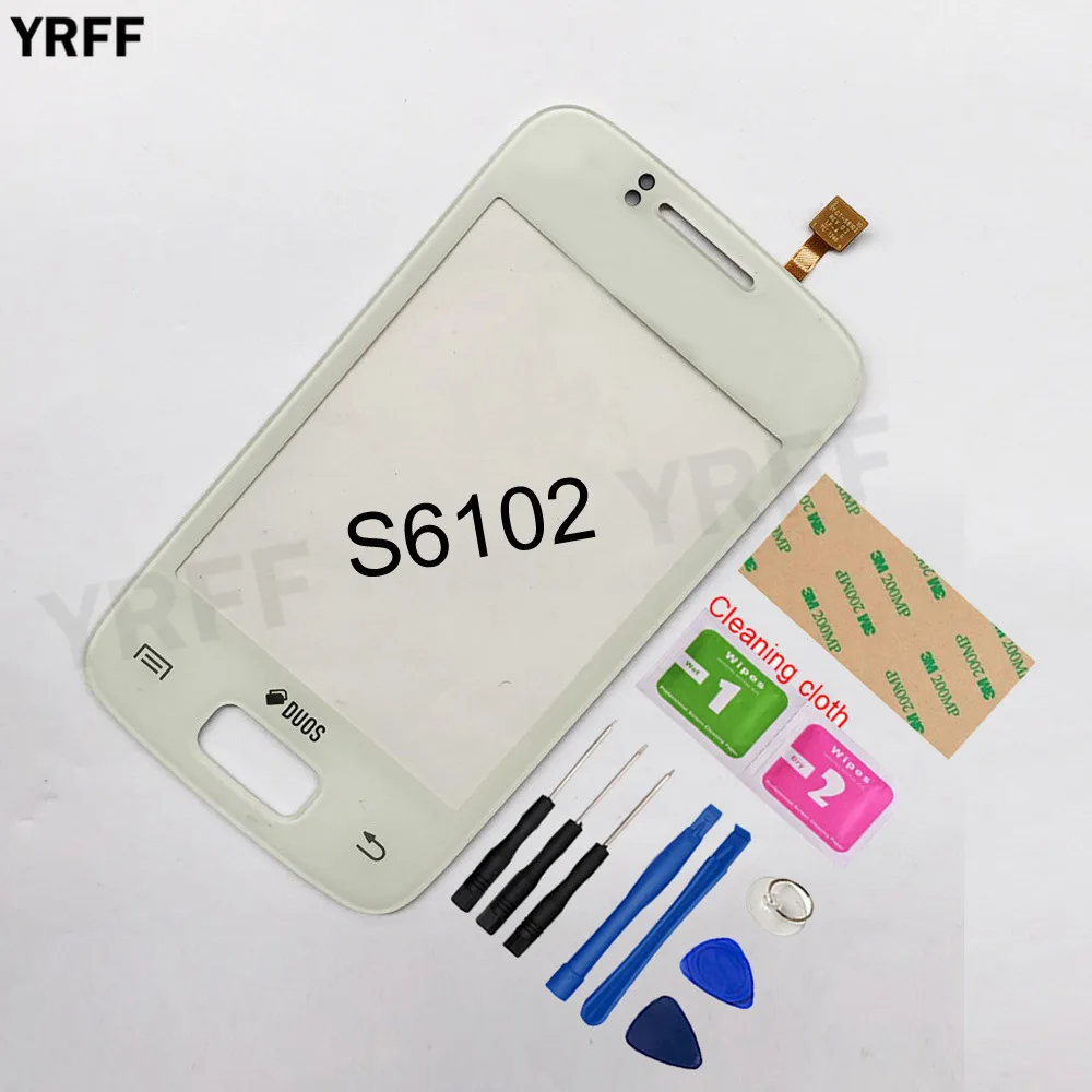 Сенсорный экран для Samsung Galaxy Music Duos S6012 датчик сенсорного экрана Y S6102 Young S6310
