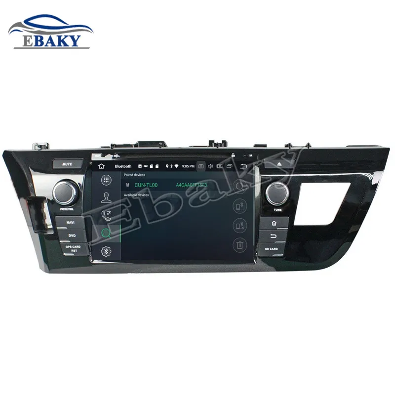 Perfect NaviTopia 8inch 4GB RAM 64GB ROM Octa Core Android 9.0 Car Radio Player For Toyota LEVIN 2014 with Mirror Link/GPS Navigation 18