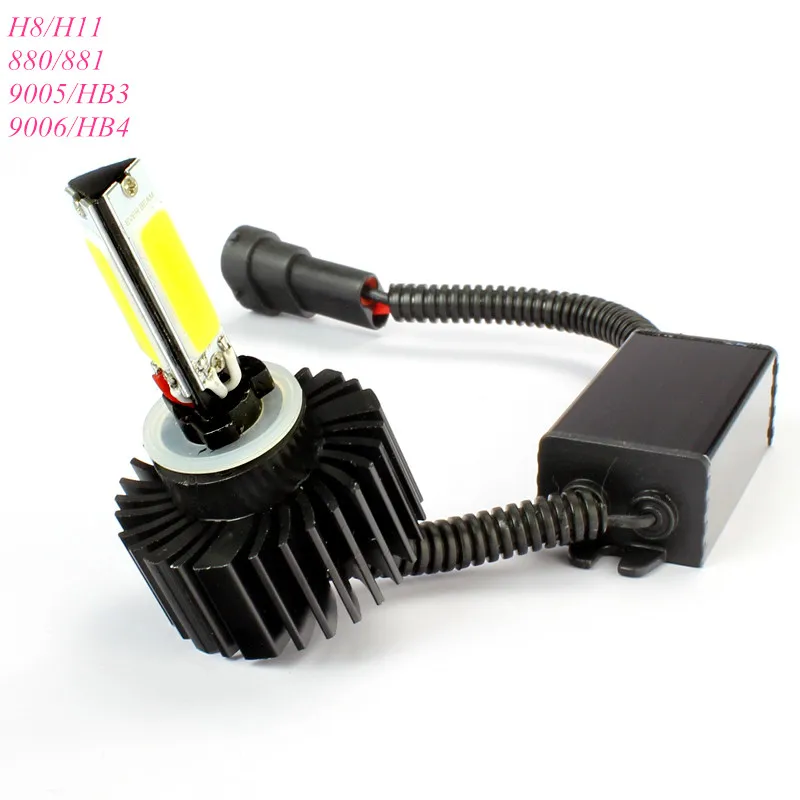 

luckeasy 30w 3000lm COB LED Fog Light h8/h11 880/881 9005 9006 COB Fog lamp  Lighting High Power hb3/hb4