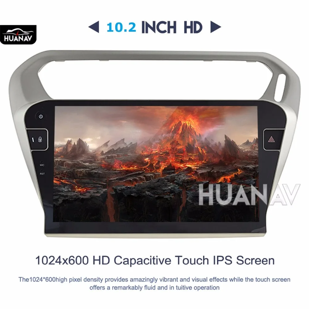 Sale Car DVD player GPS navigation for PEUGEOT 301 2014-2017 For Citroen Elysee 2014-2017 Android8/Android7 Multimedia recoder unit 2