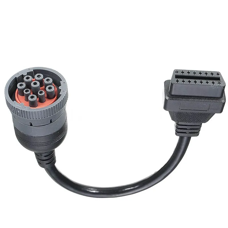 1pcs 16pin to J1939 9pin Deutsch Heavy Duty Car Truck OBD2 OBDII Cable