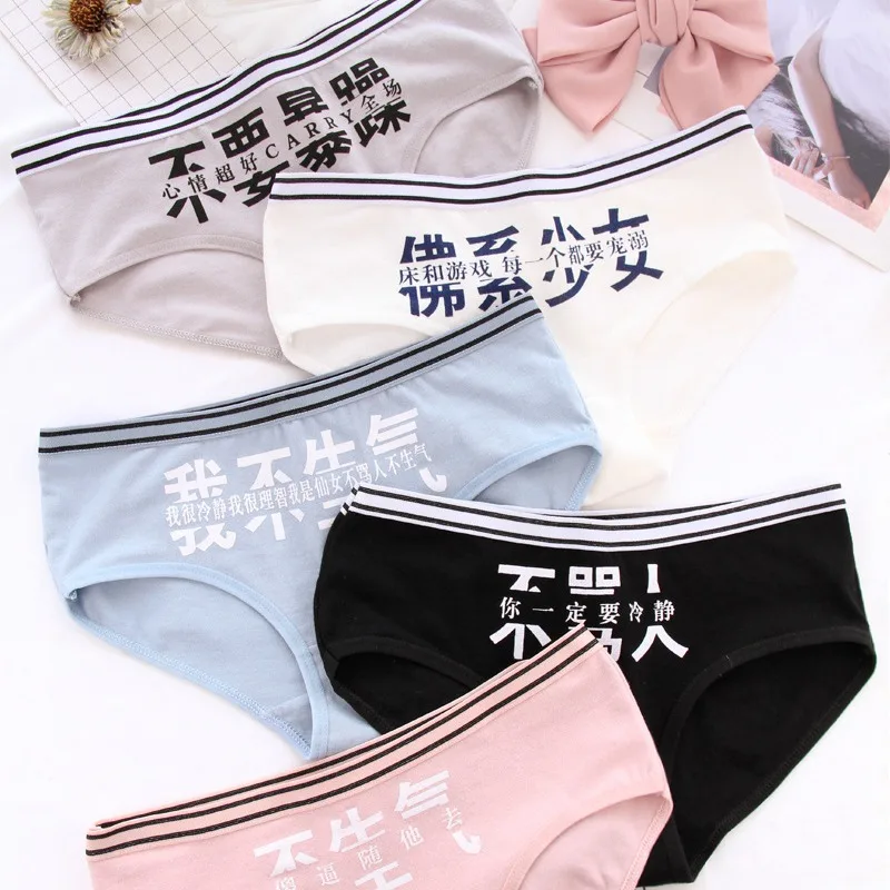 Hot Selling Cotton Panties Women's Plus Size Underwear Briefs Chinese