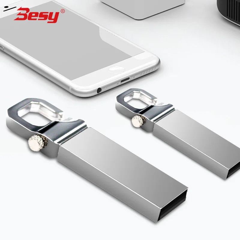 Горячий металлический USB флэш накопитель 128 Гб 64 г 32 водонепроницаемый флеш 4G 8G 16 GB