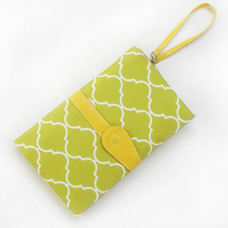 Baby Nappy Changing Pads Bag Waterproof Diaper Cover Bags Portable Newborn Wipeable Mat Station Clutch Hangs Stroller BB3052 (5)