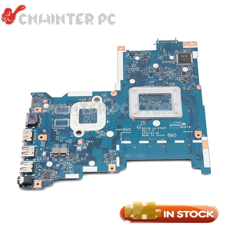 NOKOTION для hp 250 G5 15-AY Материнская плата ноутбука BDL50 LA-D702P 854943-601 854943-501 854943-001 аккумулятор большой емкости с процессор на плате