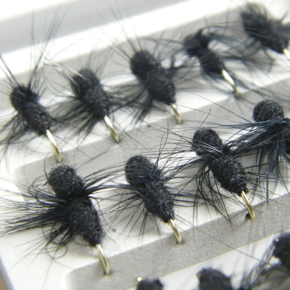 black Ant Single Hook fly fish Fly Fishing lure baits' detail