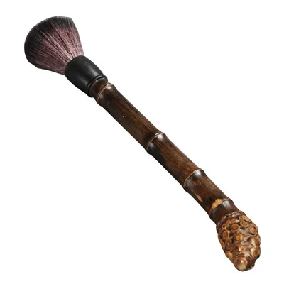 Purple bamboo root carbonized tea brush YangHuBi kung fu tea accessories manually polish bamboo crafts