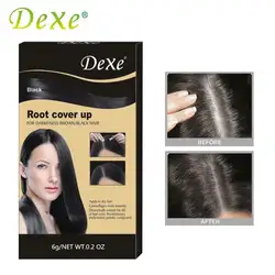 DEXE бренд серые волосы покрытие для корней волос до порошок Окрашивание черные волосы цвет кисти краска Временная безопасность волос цвет