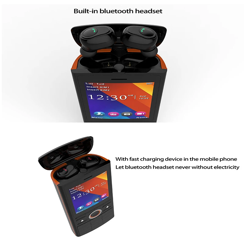 SERVO R25 Bluetooth музыкальный сотовый телефон 2 8 "SC6531CA Power Bank динамик