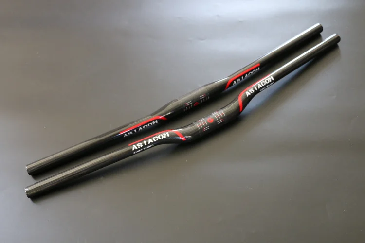 BEST QUALITY  ASIACOM Mountain Bike Full Carbon Handlebar Cycling Flat Riser Handlebar Carbon Handlebars MTB Bicy