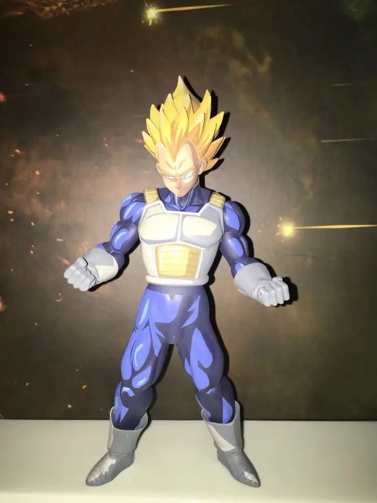 Аниме фигурки 22 см Dragon Ball Z Vegeta Comics ver. ПВХ фигурка Коллекционная модель игрушки