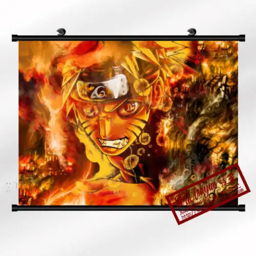 Home Decor Japan Wall poster Scroll Naruto SHIPPUDEN Uzumaki Uchiha