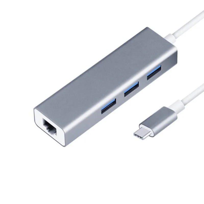 USB-C-гигабитный сетевой адаптер USB 3,1 usb type-C Ethernet адаптер для нового apple macbook Chromebook Pixel acer Aspire - Цвет: USB-C to RJ45 Hub