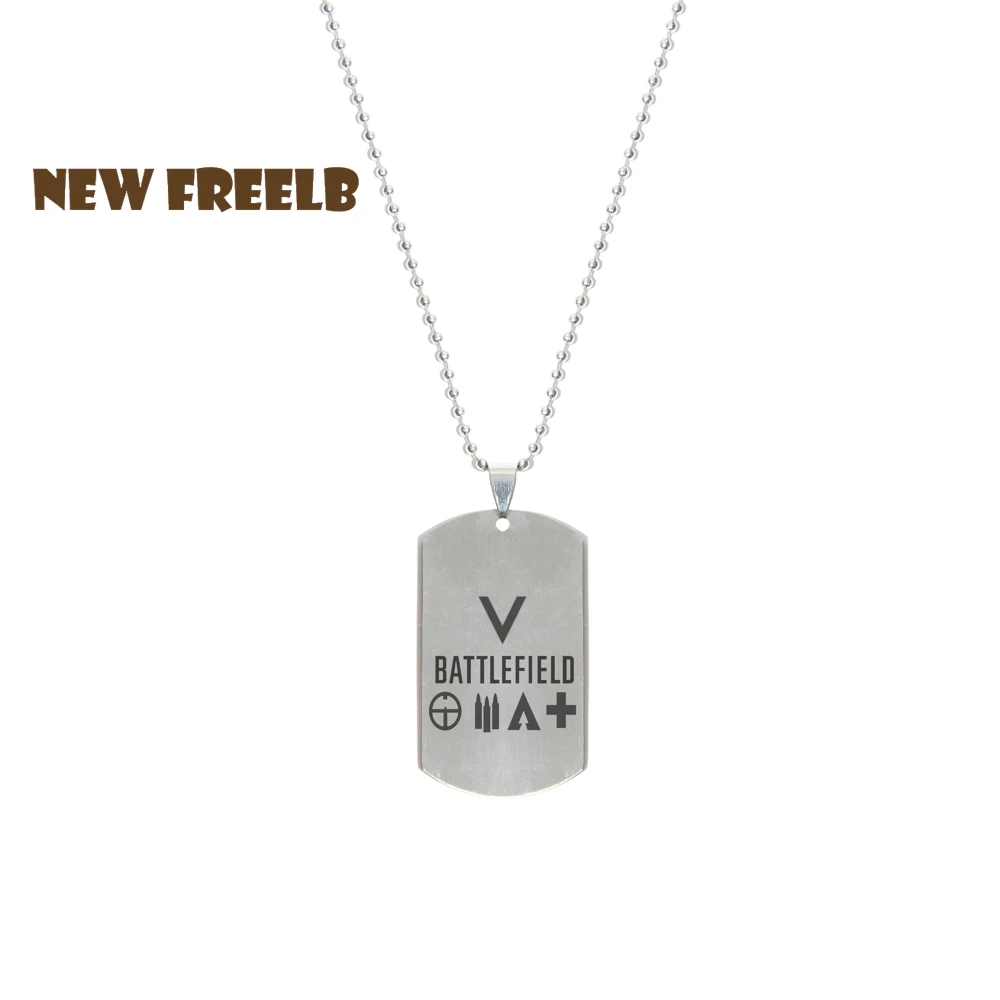 

New&Hot Game Battlefield V 5 Classes Necklaces Stainelss Steel Pendant Assault Medic Support Recon Laser Engraving Drop Shipping