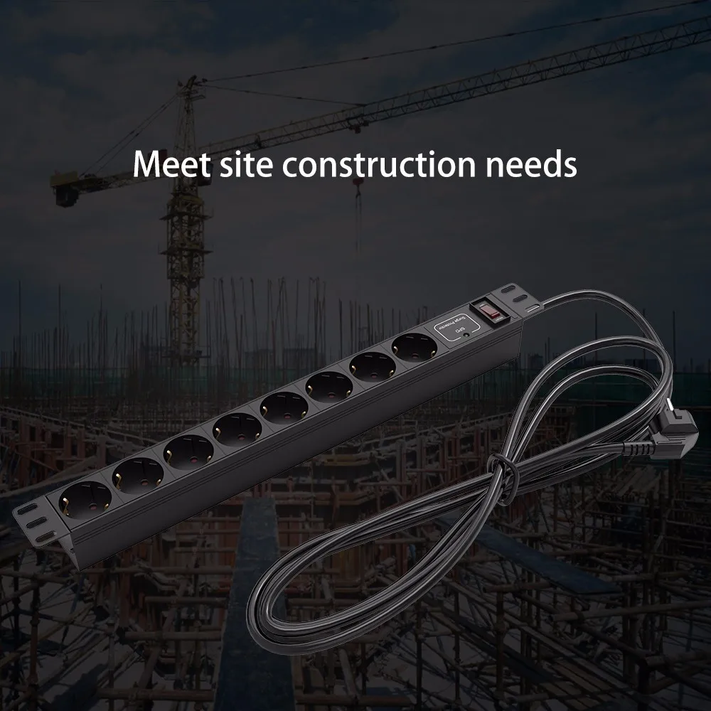 Промышленная силовая лента ORICO PDU 8 AC 10A защита от перенапряжения удлинительная