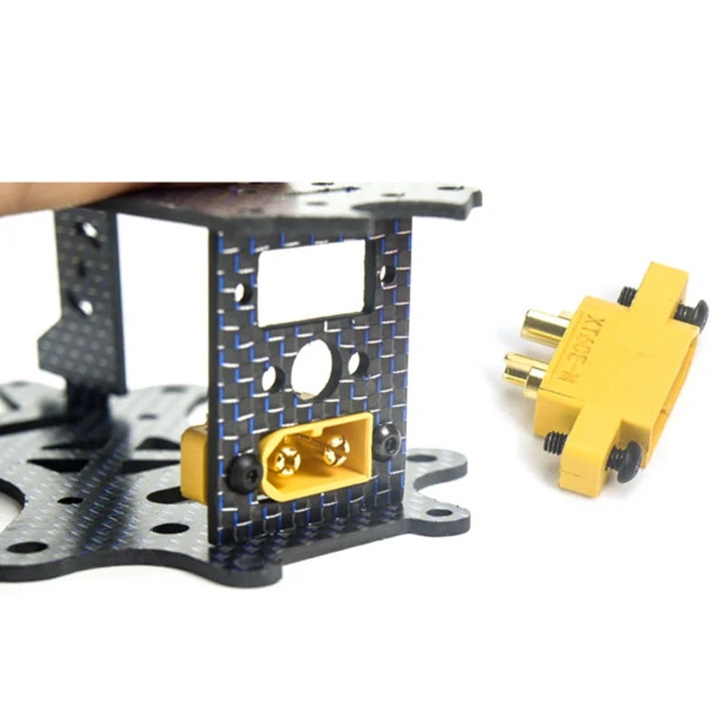

Original AMASS XT60E-M Mountable XT60 Male Plug for FPV Racing Drone Frame Kit parts 4.23g