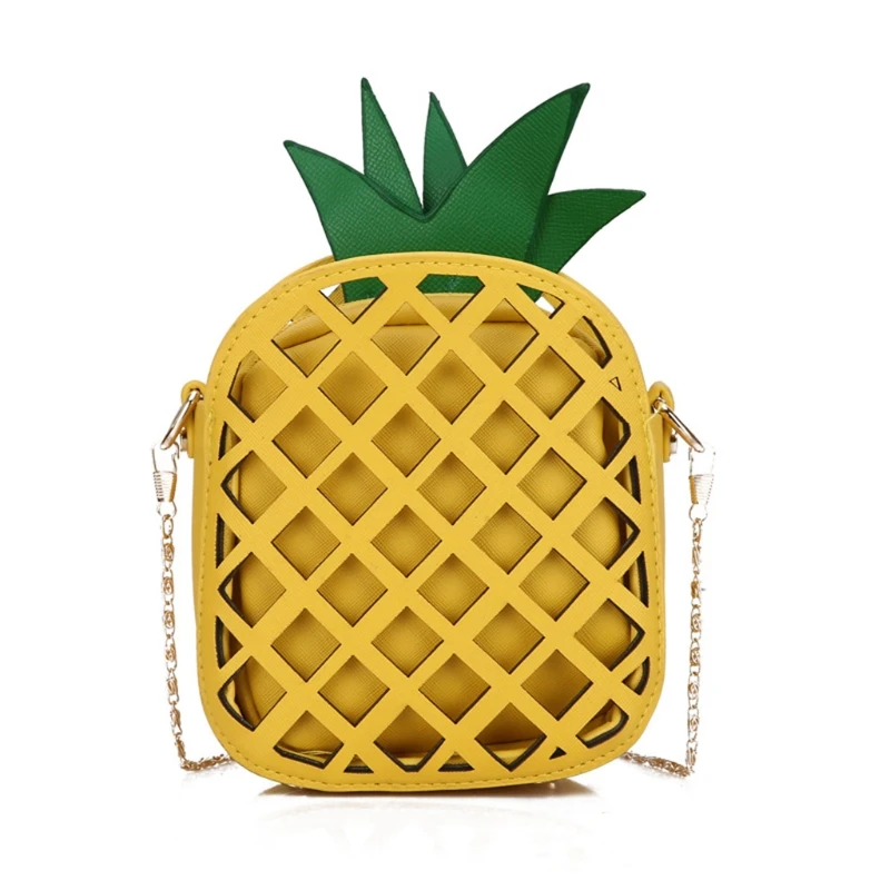 

Women Cute Fruit Pineapple Handbag Messenger Shoulder Chain Totes Bag Purse New
