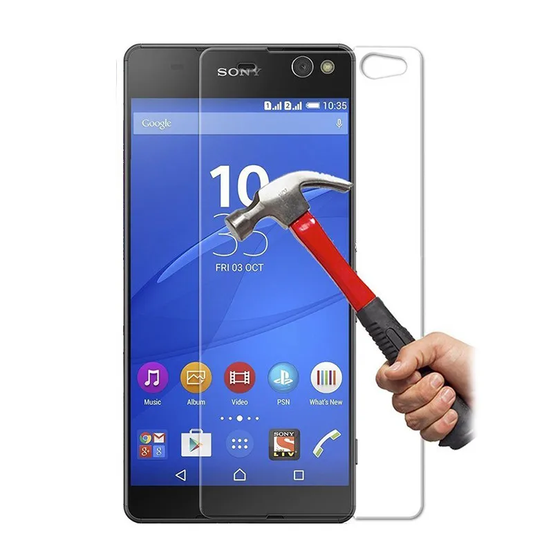 Для sony Xperia C5 ультра двойная защитная пленка из закаленного стекла 2.5D 9H защита экрана на E5506 LTE E5553 E5533 E5563