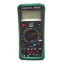 Multímetro automotivo 500-10000 rpm do verificador de digitas medidor de temperatura multimetro dy2201 do ângulo