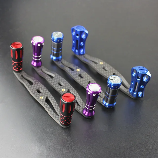 Special Offers reform wheel handle carbon rocker arm with knobs baitcasting reel accessories 105mm 4 colors free shipping A D S Special Offers reform wheel handle carbon rocker arm with knobs baitcasting reel accessories 105mm 4 colors free shipping A D S