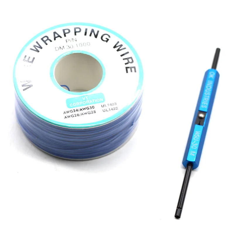 Singler Core Обёрточная бумага пинг-wire AWG30 кабель ОК линия платы полет джемпер Проводной Электрический провод+ Уазу провод Обёрточная бумага полосы инструмент для распаковки