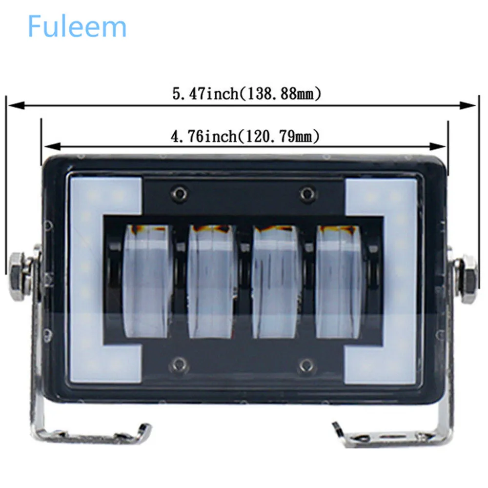 Fuleem 2 шт. 5 дюймов 24 Вт Spot 6500K светодиодный рабочий светильник для бездорожья, противотуманные фары для вождения, DRL лампы 12 В 24 В, водонепроницаемые