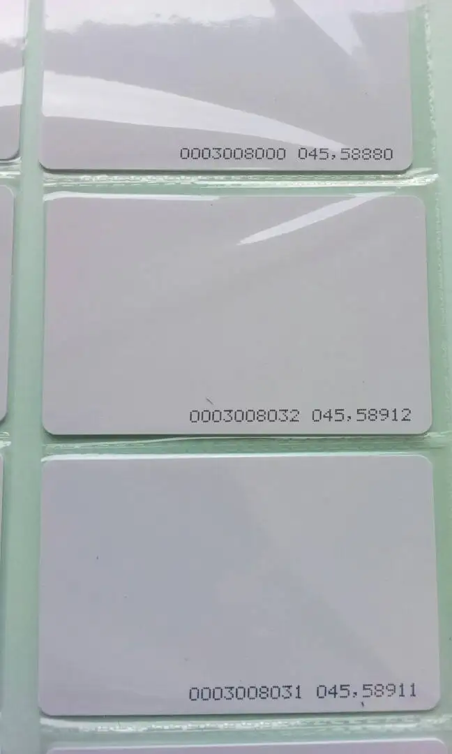 Yongkaida 6000 шт./лот iso 18000-2 64 бита 125 кГц RFID пустой rfid карты контроля доступа TK4100 EM4100 RFID smart id card