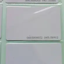 Yongkaida 6000 шт./лот iso 18000-2 64 бита 125 кГц RFID пустой rfid карты контроля доступа TK4100 EM4100 RFID smart id card