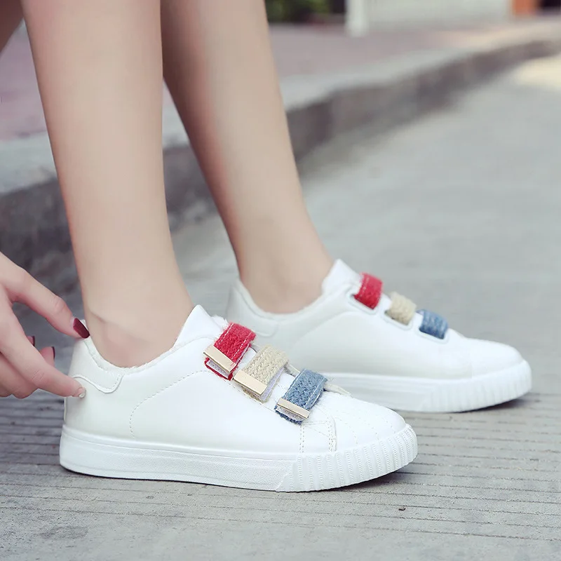 

Women Vulcanize Shoes 2018 New Sneakers Shoes Woman White Platform Casual Shoes Walking Female Shoes