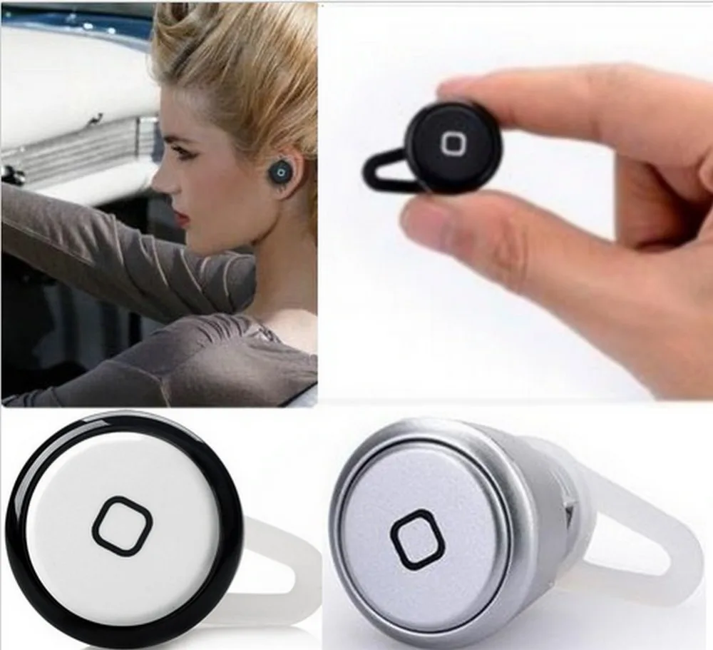 Mini Wireless Bluetooth Earphone Headset Headphone Earphones For iPhone Samsung Galaxy S5 S4