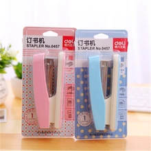 DL DSJ01 Канцтовары мультфильм геометрический степлер Красочные Модные студенческие мини-степлер Средний