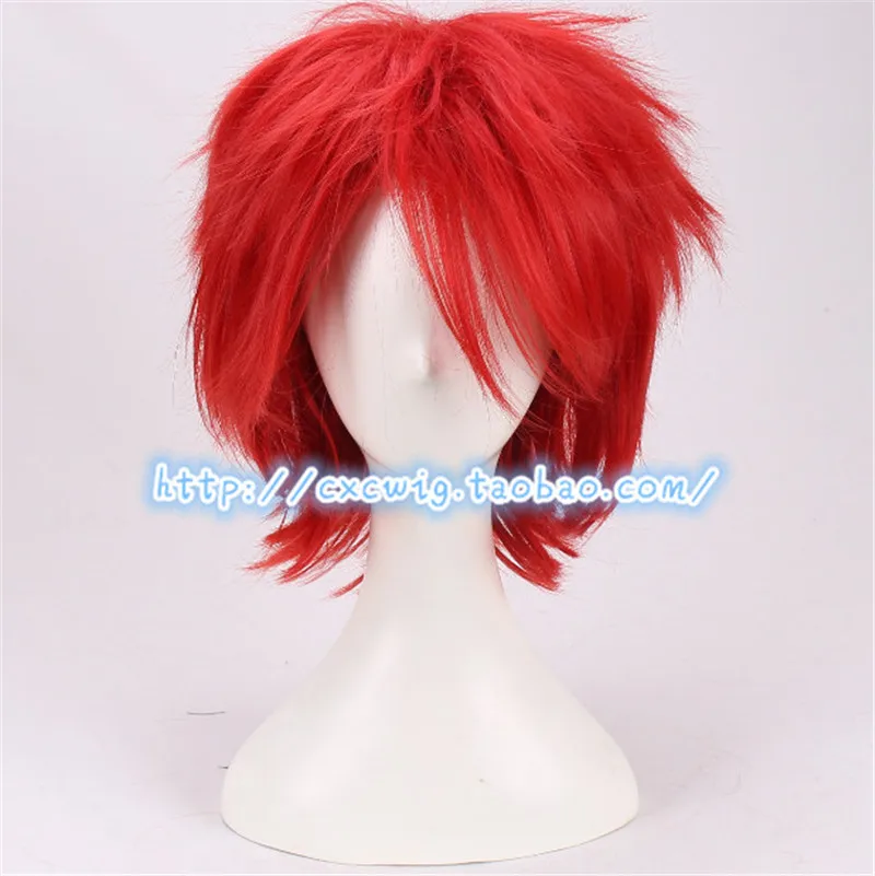 Annabelle 2: Creation Cosplay Wig Movie Bride of Chucky Red Short Synthetic Hair Adult Halloween Role Play Horror Film Red Hair