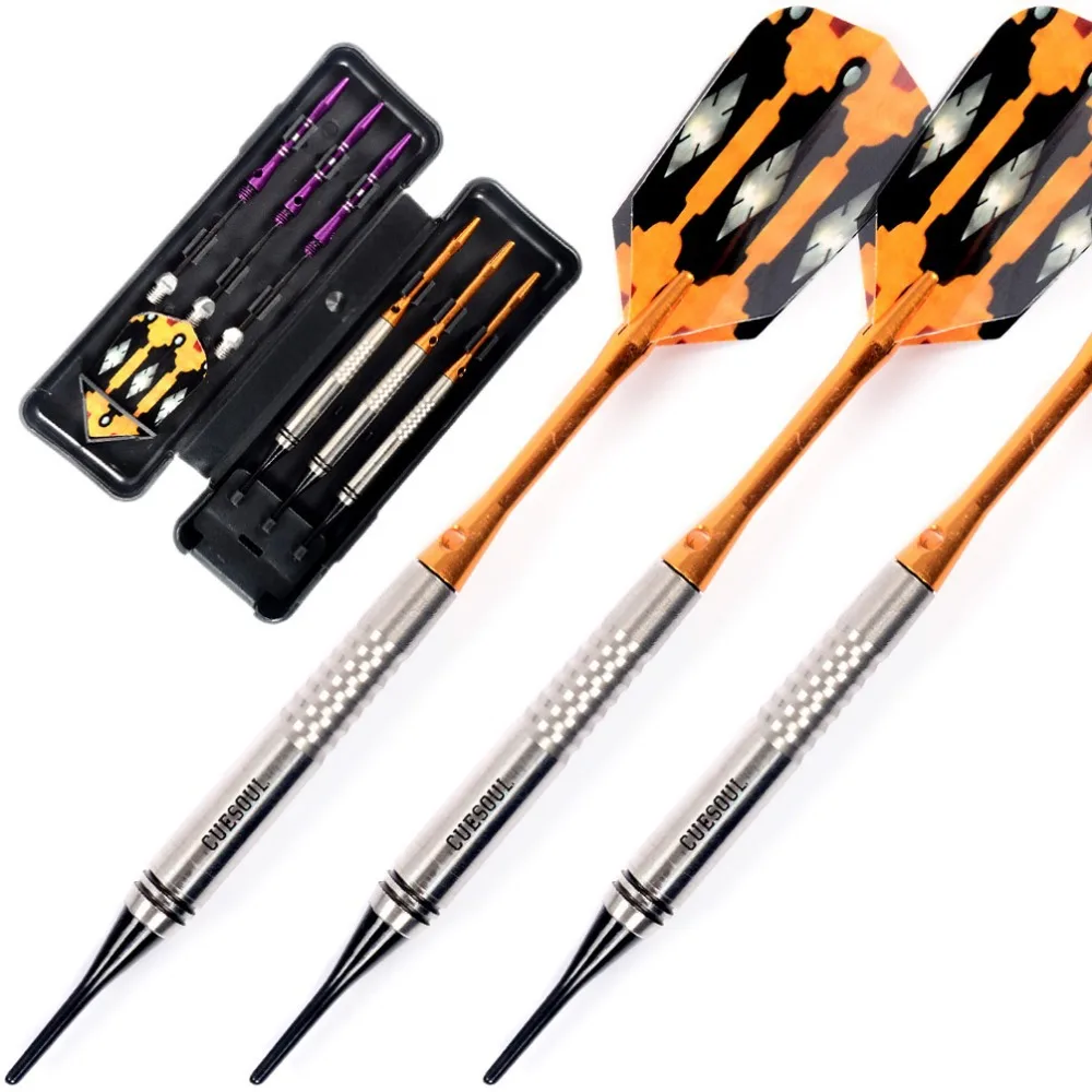

Cuesoul 28 Grams Tungsten Steel Tip Darts Set 95% Tungsten