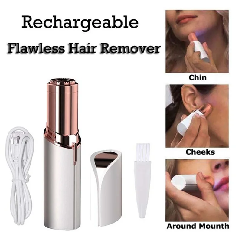

2019 Mini Electric Body Facial Hair Remover Razor Depilator Defeatherer Fashion Bikini Body Face Neck Leg Hair Removal Tool