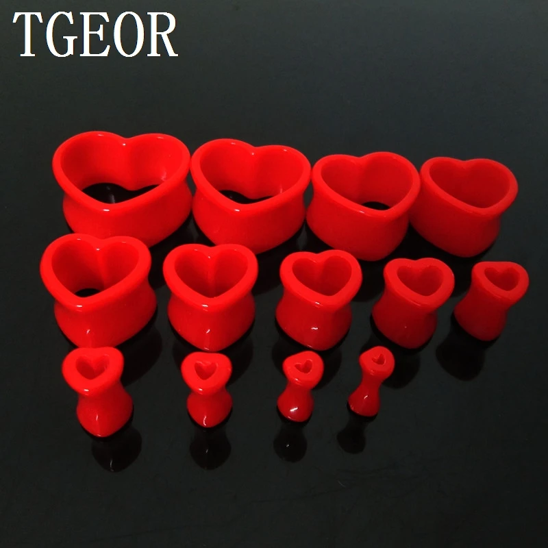 wholesale piercing jewelry 130pcs mixed gauges ear expander acrylic