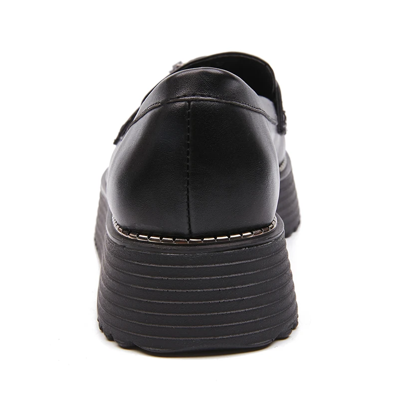 AIMEIGAO Spring Autumn Casual Women Platform Shoes Tassel Flat Heels Shoes Slip On Tassel Moccasin Shoes For Women 5 cm Shoes