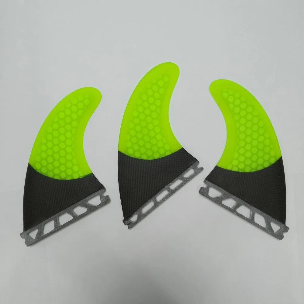 Фибро доска для серфинга плавники в будущем совместимый набор плавников(3 плавника) G5 Средний плавник для серфинга