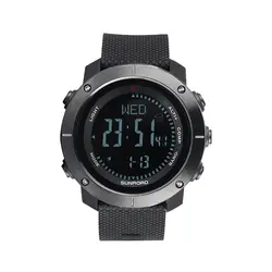Многофункциональные уличные умные цифровые спортивные наручные часы компасный альтиметр барометр военные часы 5ATM оборудование для воды