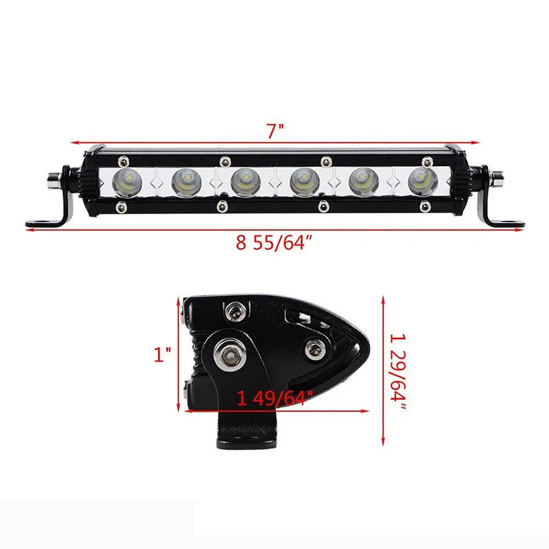 Светодиодный рабочий светильник 4 шт. 7 дюймов 30 Вт точечный прожектор