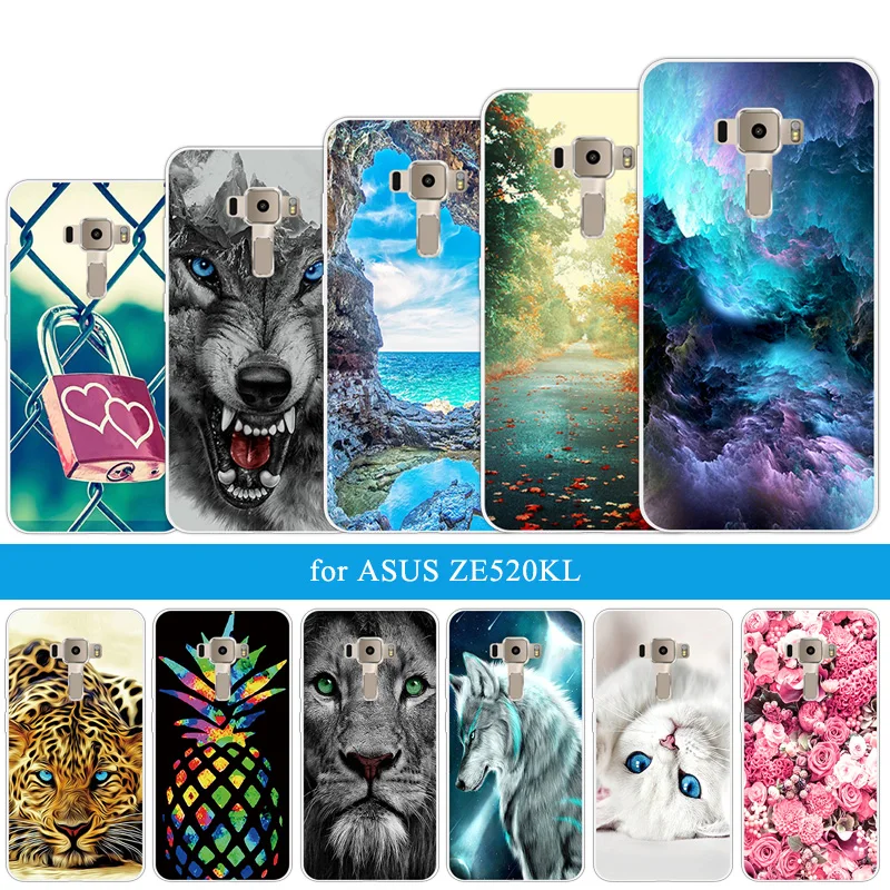 

Wolf Phone Case For Asus Zenfone Max Pro Plus M1 M2 ZB601KL ZB633KL ZB555KL X018D ZB631KL GO ZB452KG Bags For ZE552KL ZE520KL