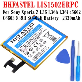 

HKFASTEL LIS1502ERPC battery For Sony Xperia Z L36 L36h L36i c6602 C6603 S39H SO-02E mobile phone original New battery batteries