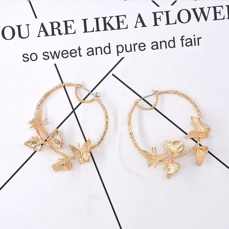 

Romantic long circle earrings fashion jewelry for women