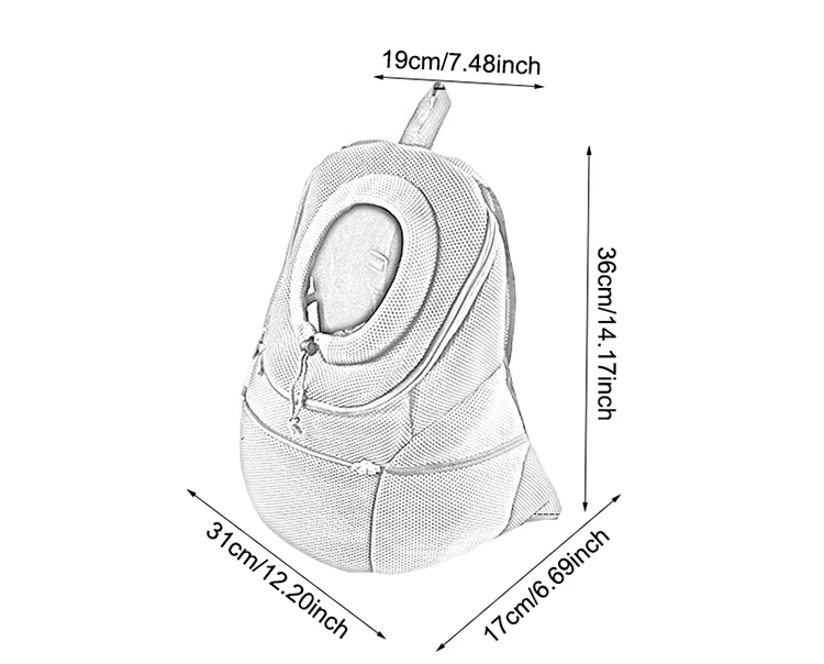 Рюкзак для переноски домашних животных, передняя сумка для собак, переносная дорожная сумка с двойным плечом, открытый держатель, сетчатая дышащая переноска для кошек