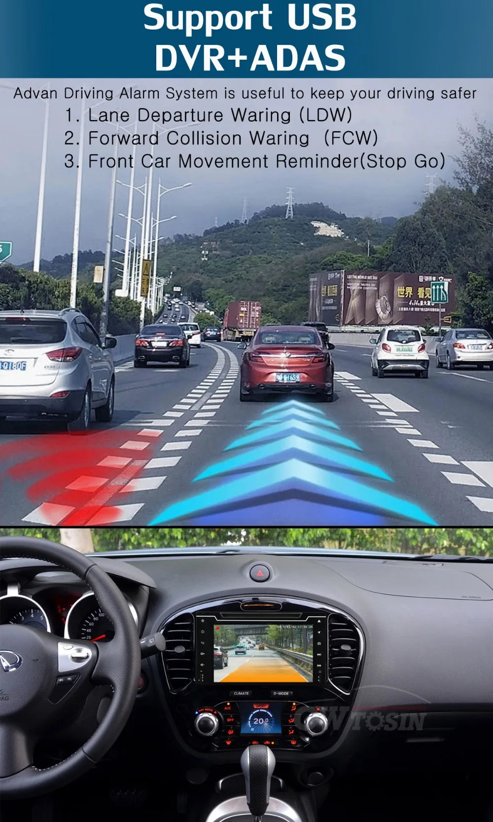 Flash Deal 7"IPS 1920*1080 8Core 4G RAM+64G ROM Android 9.0 Car DVD Player For Nissan Juke 2004 2005 2006-2016 DSP Radio GPS Parrot BT Adas 6