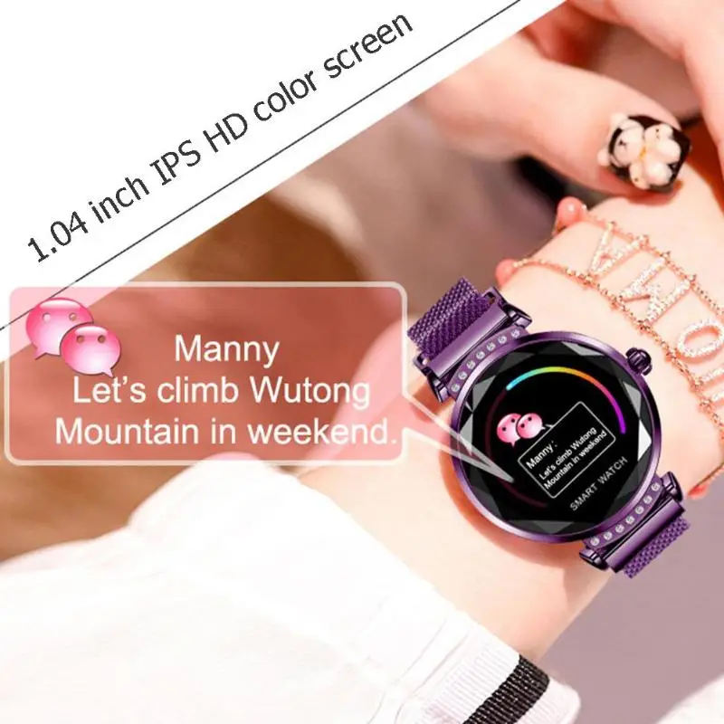 Смарт-часы водонепроницаемые женские умные часы монитор сердечного ритма фитнес-трекер спортивные женские наручные часы для android IOS