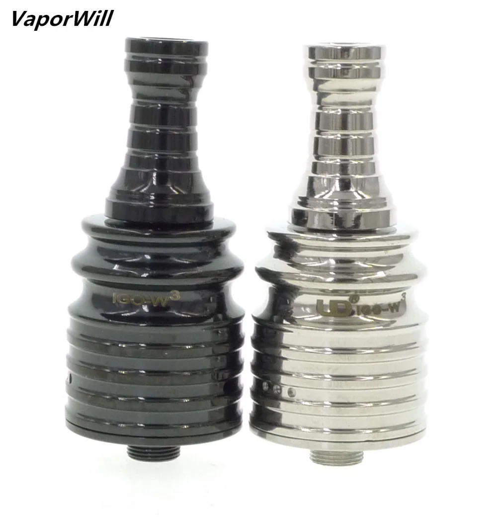 IGO W3 RDA атомайзер Rebuildable Dripping W 5 постов бак с капельным наконечником SS/черный