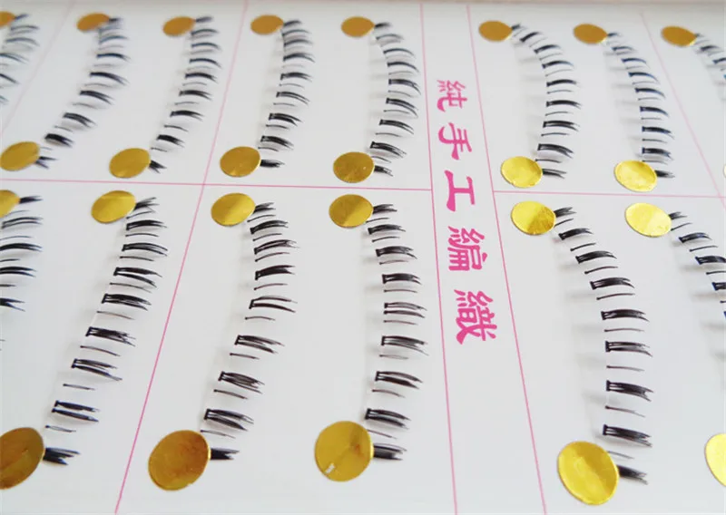 

10 Pairs Natural Handmade Long Natural False Eyelashes Lower Bottom Eye Lashes