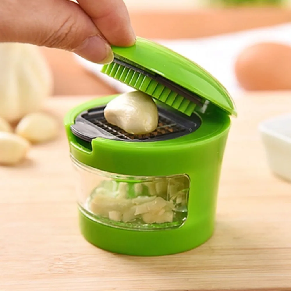 

1PCS Mini Garlic Press Presser Onion Chopper Garlic Mincer Slicer Dicer Grater Kitchen Vegetable Tools
